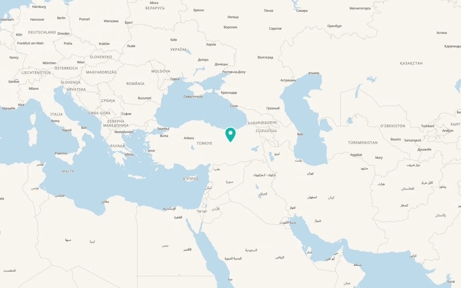 Map of Karaoğlan