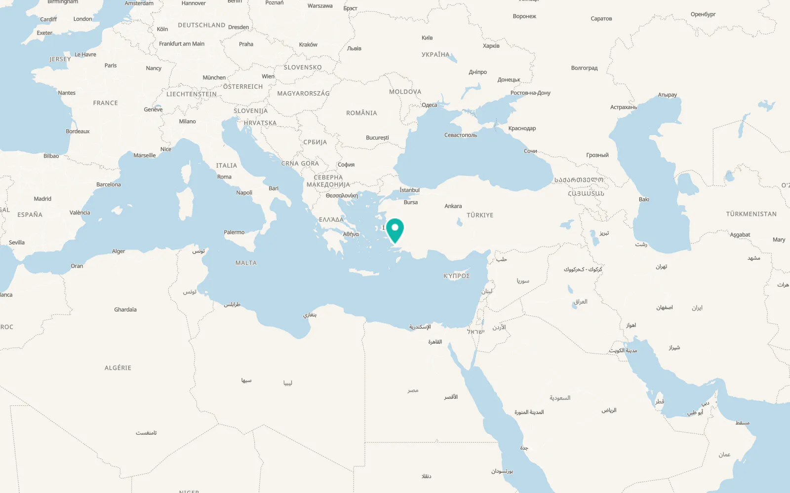 Map of Karaova