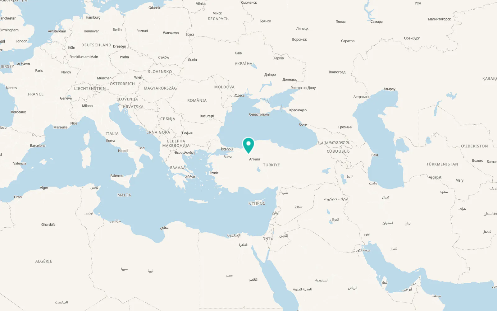 Map of Karaşar