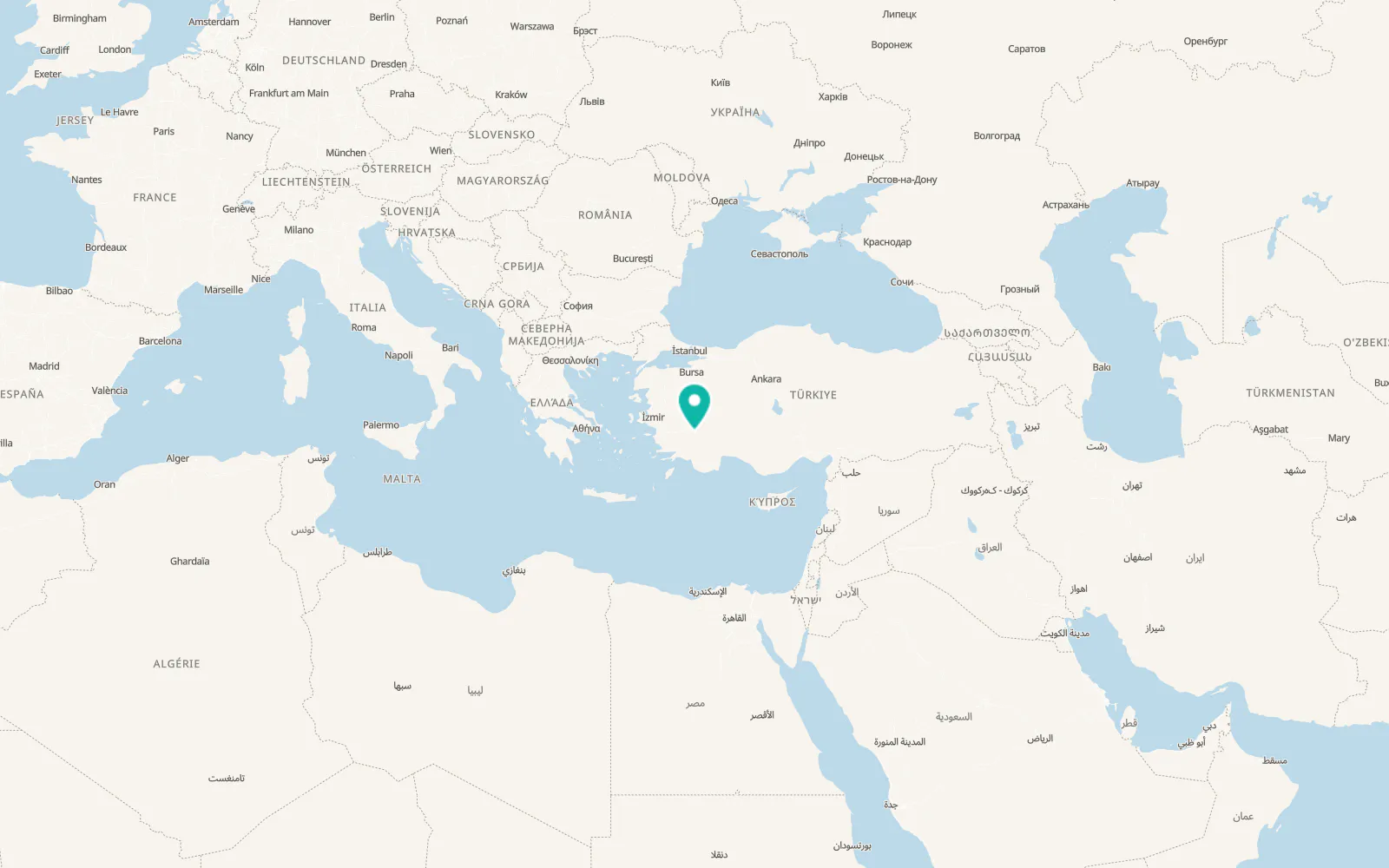 Map of Karateke