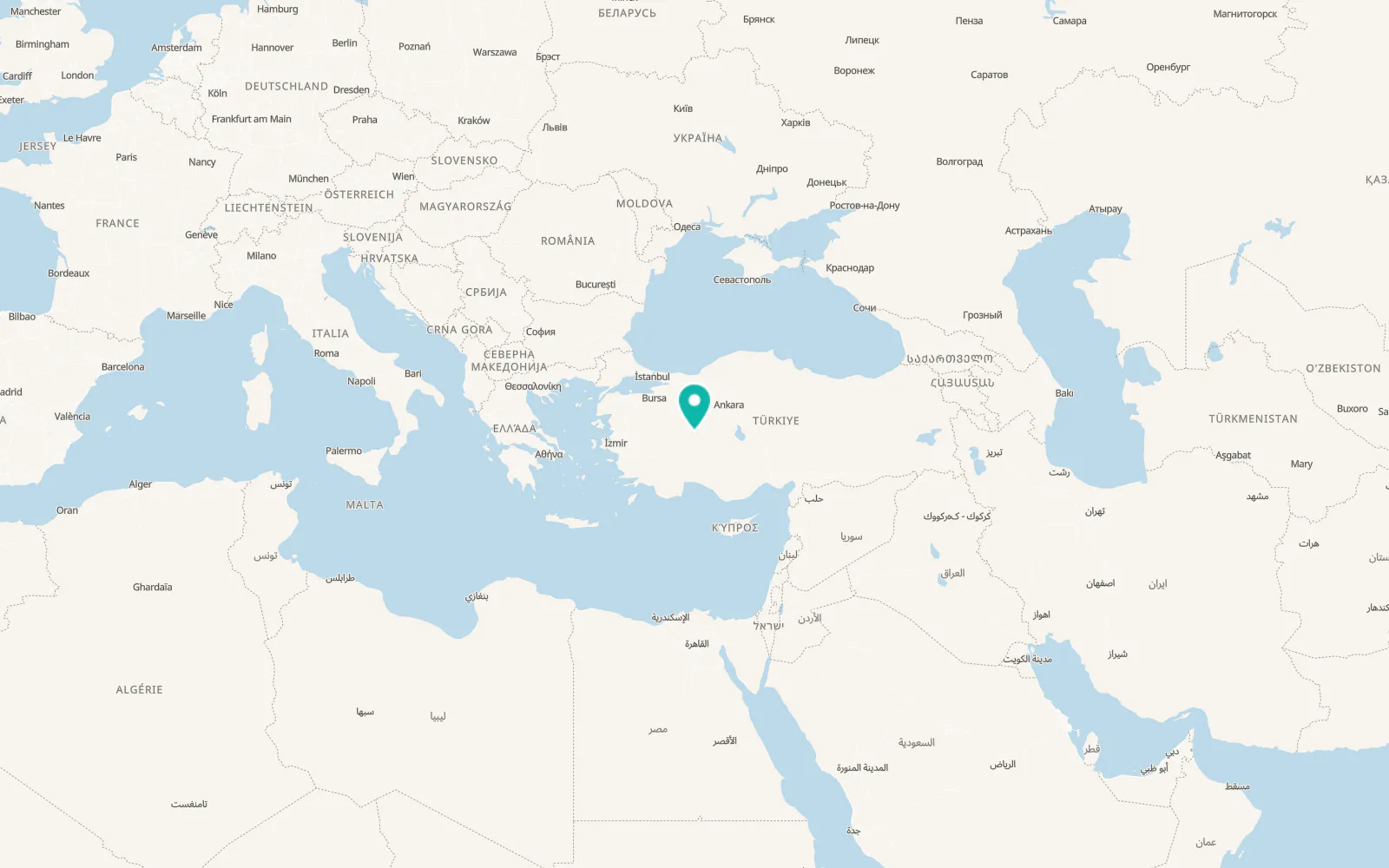 Map of Karayokuş