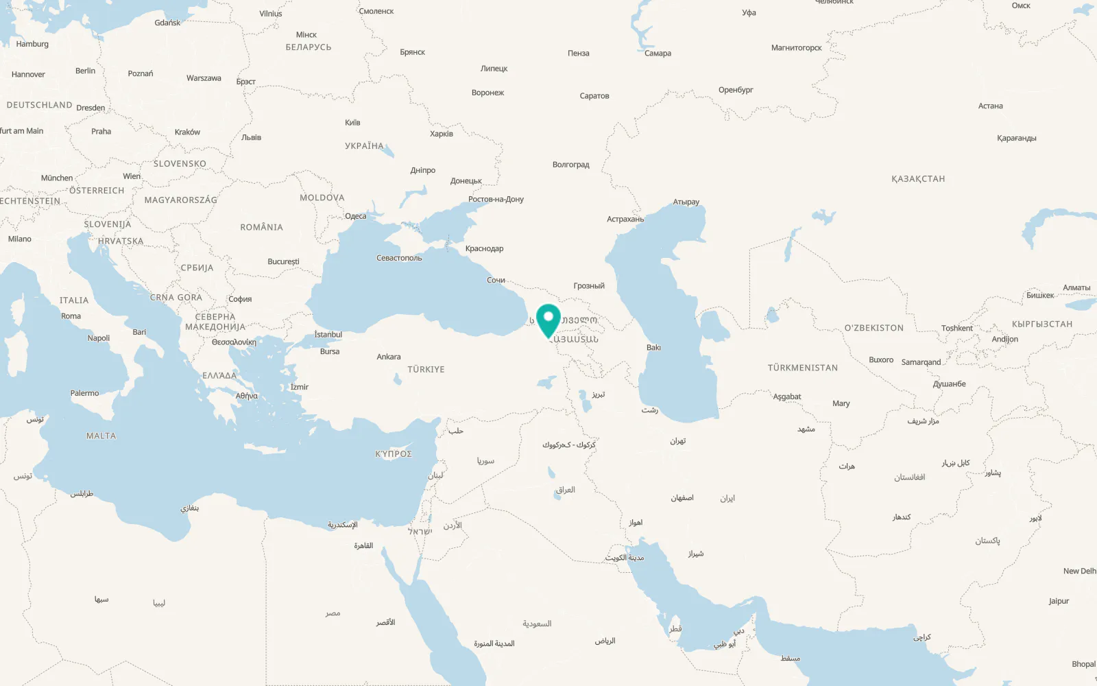 Map of Kars