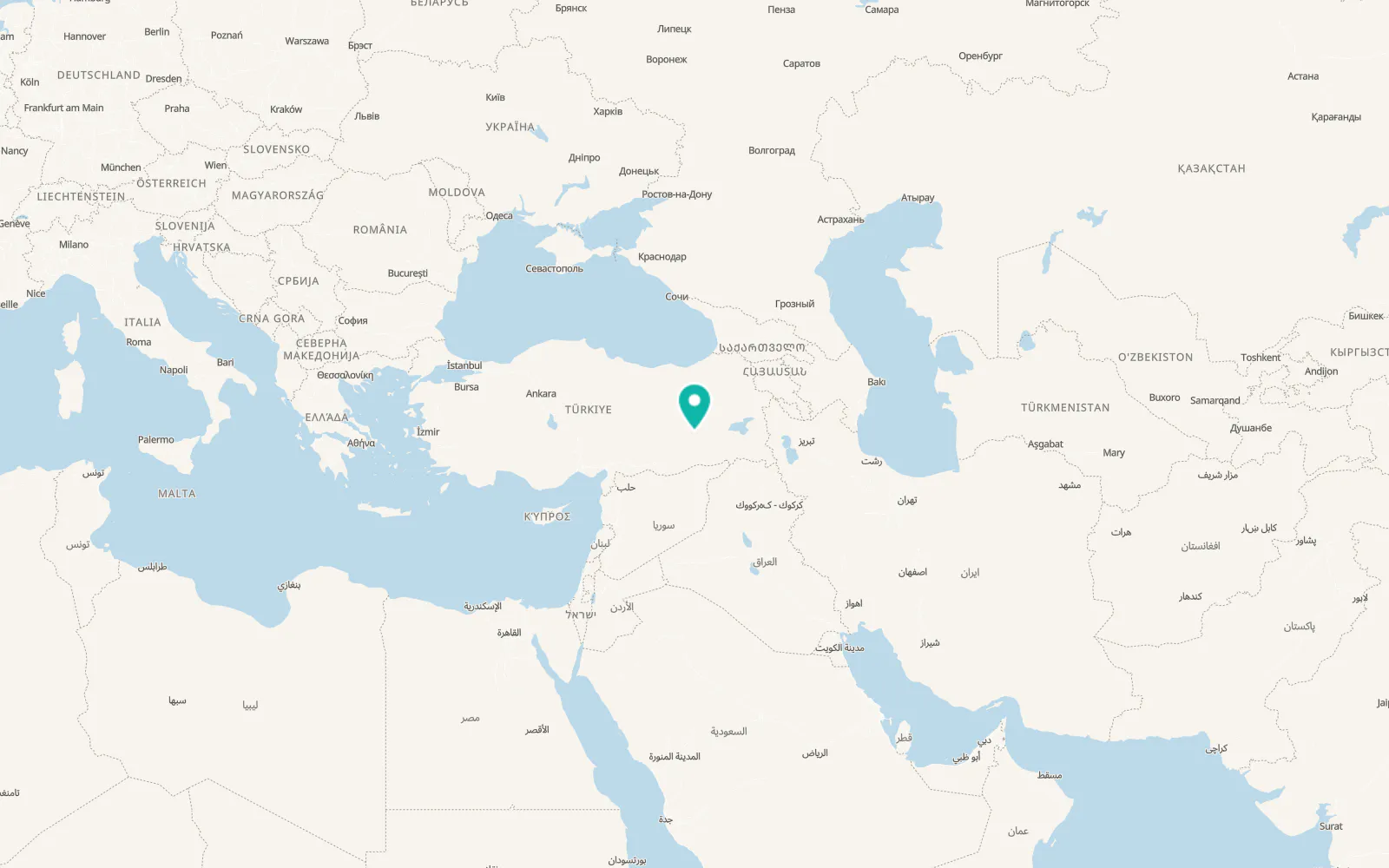 Map of Kayacık