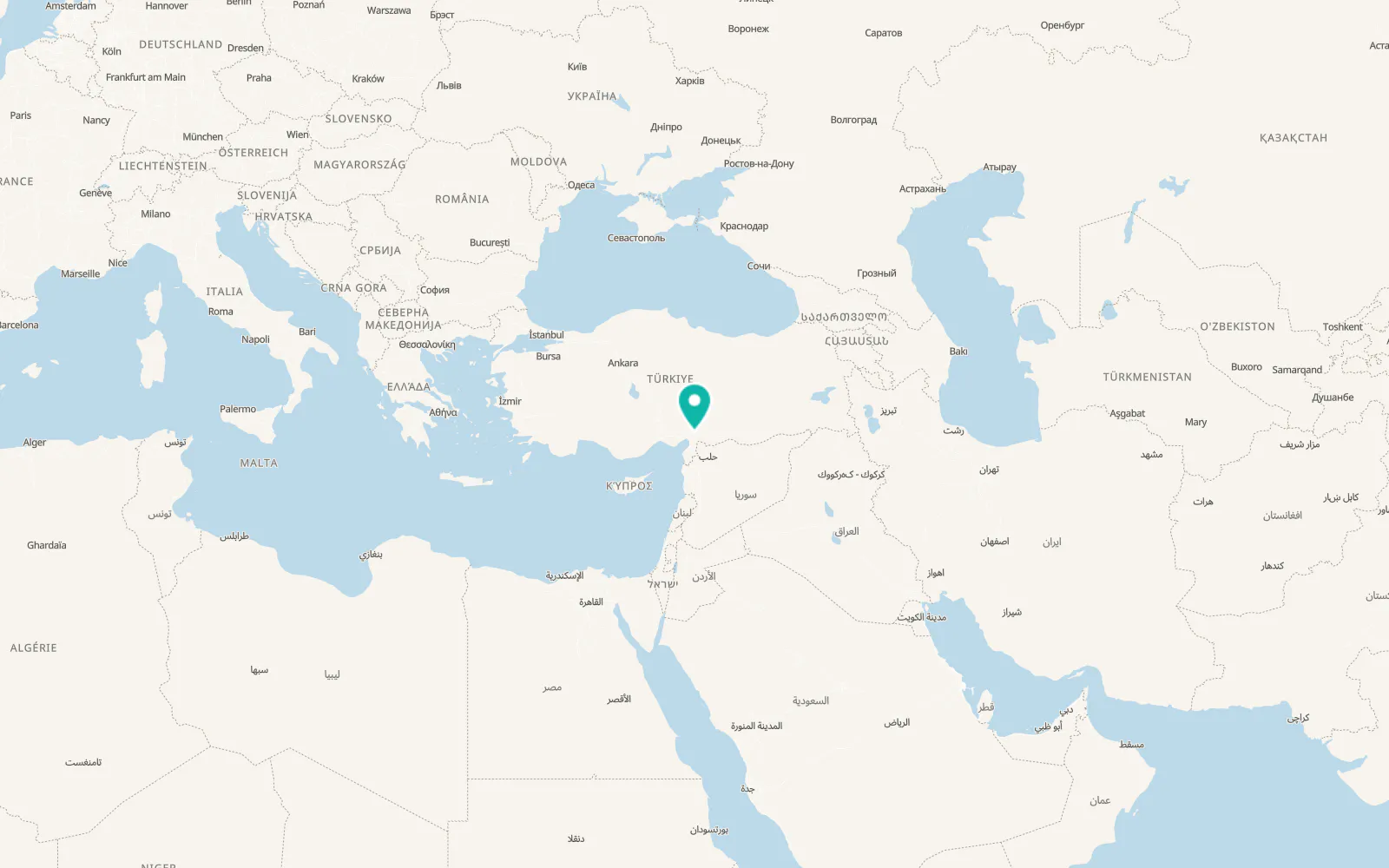 Map of Kaypak