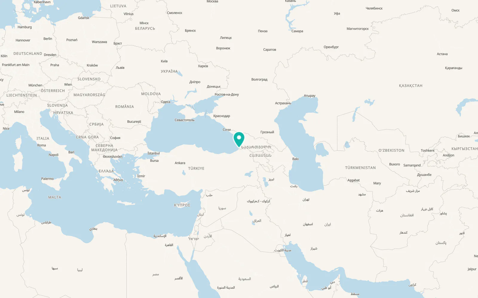 Map of Kemalpaşa