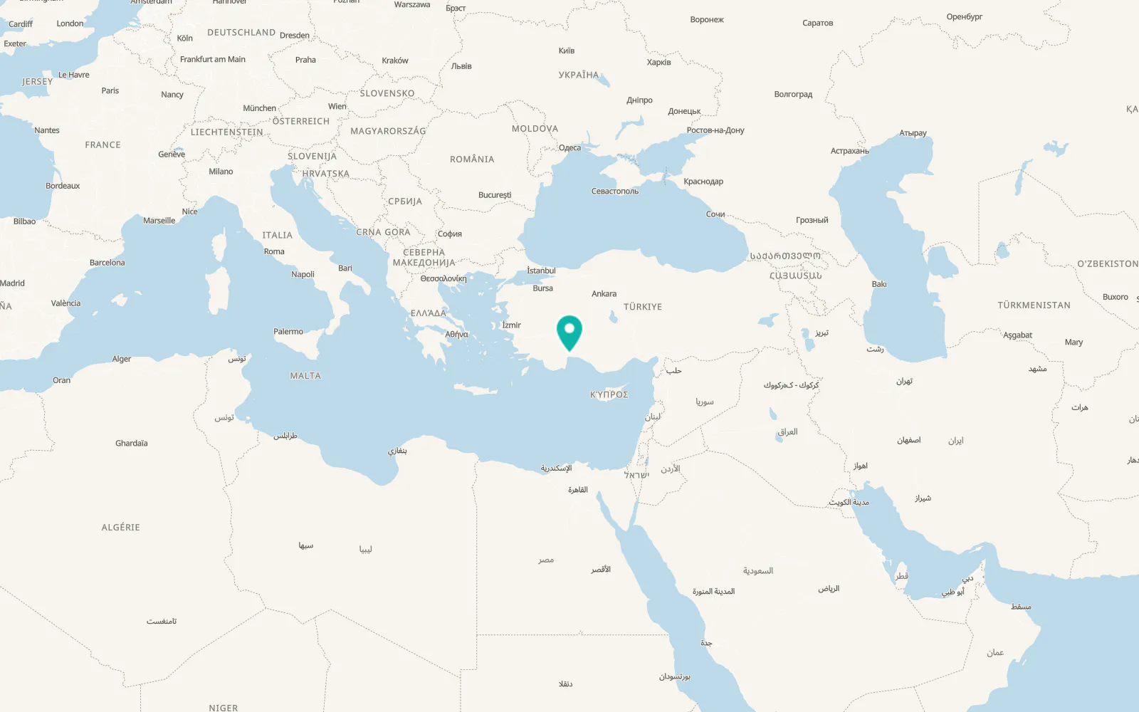 Map of Kepez