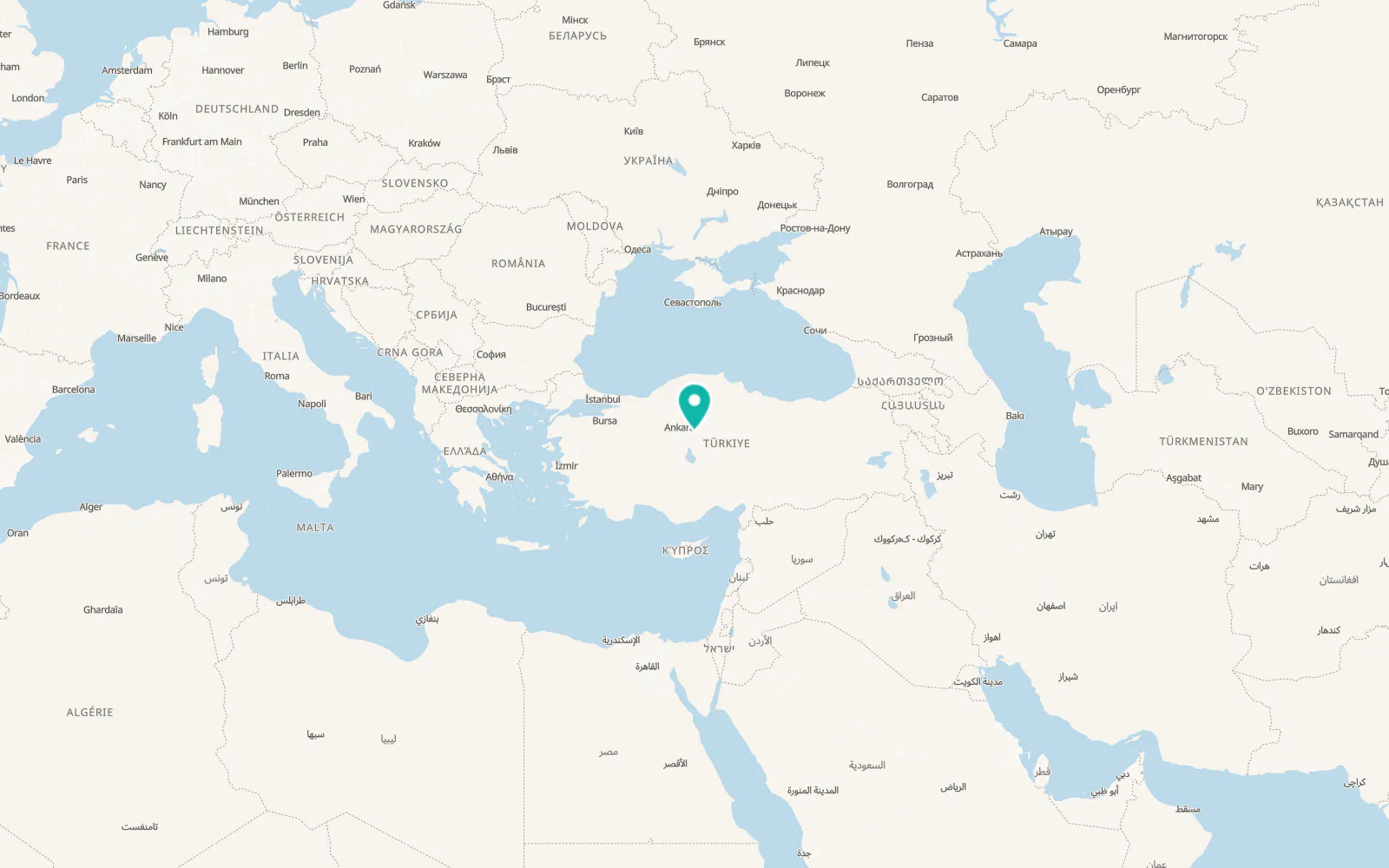 Map of Keskin