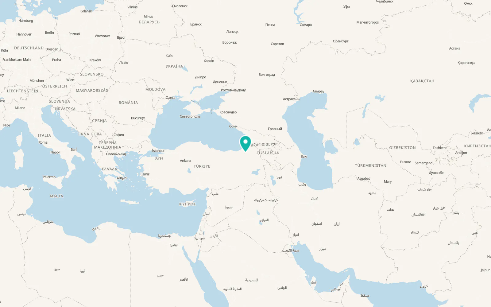 Map of Kılıçkaya