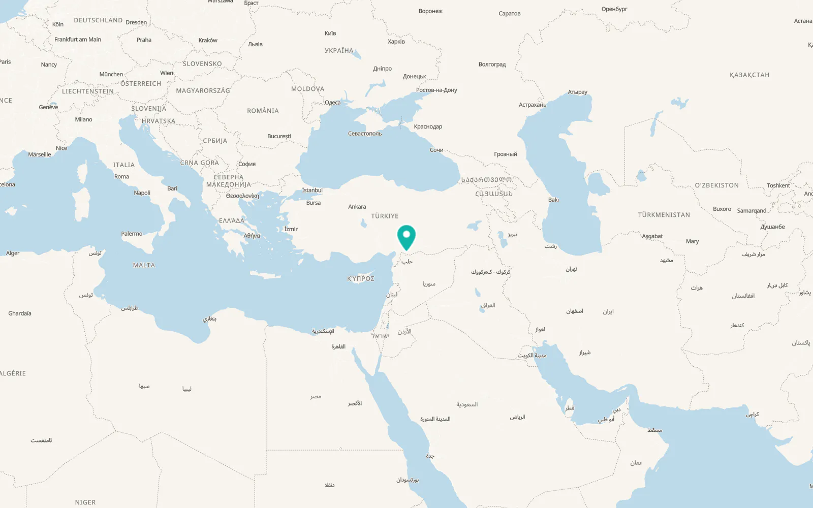 Map of Kilis