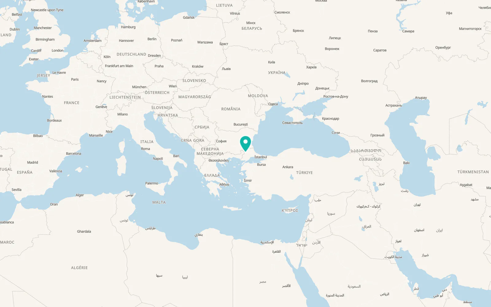 Map of Kırcasalih