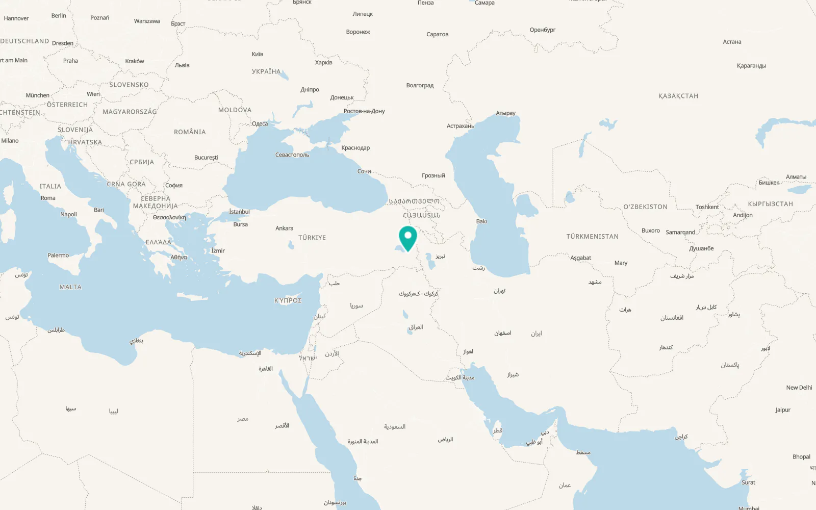 Map of Kırkgeçit