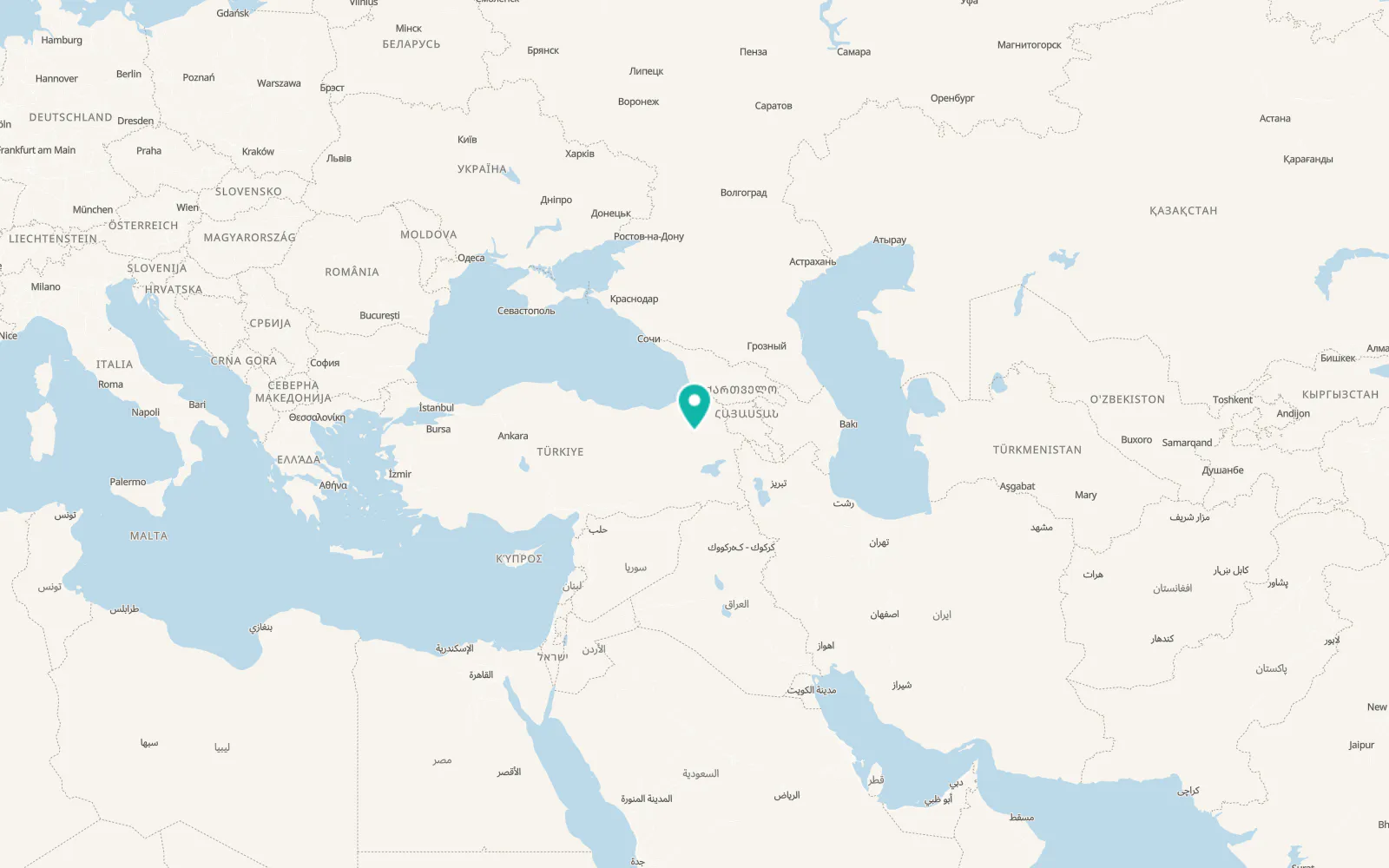 Map of Kırkgözeler