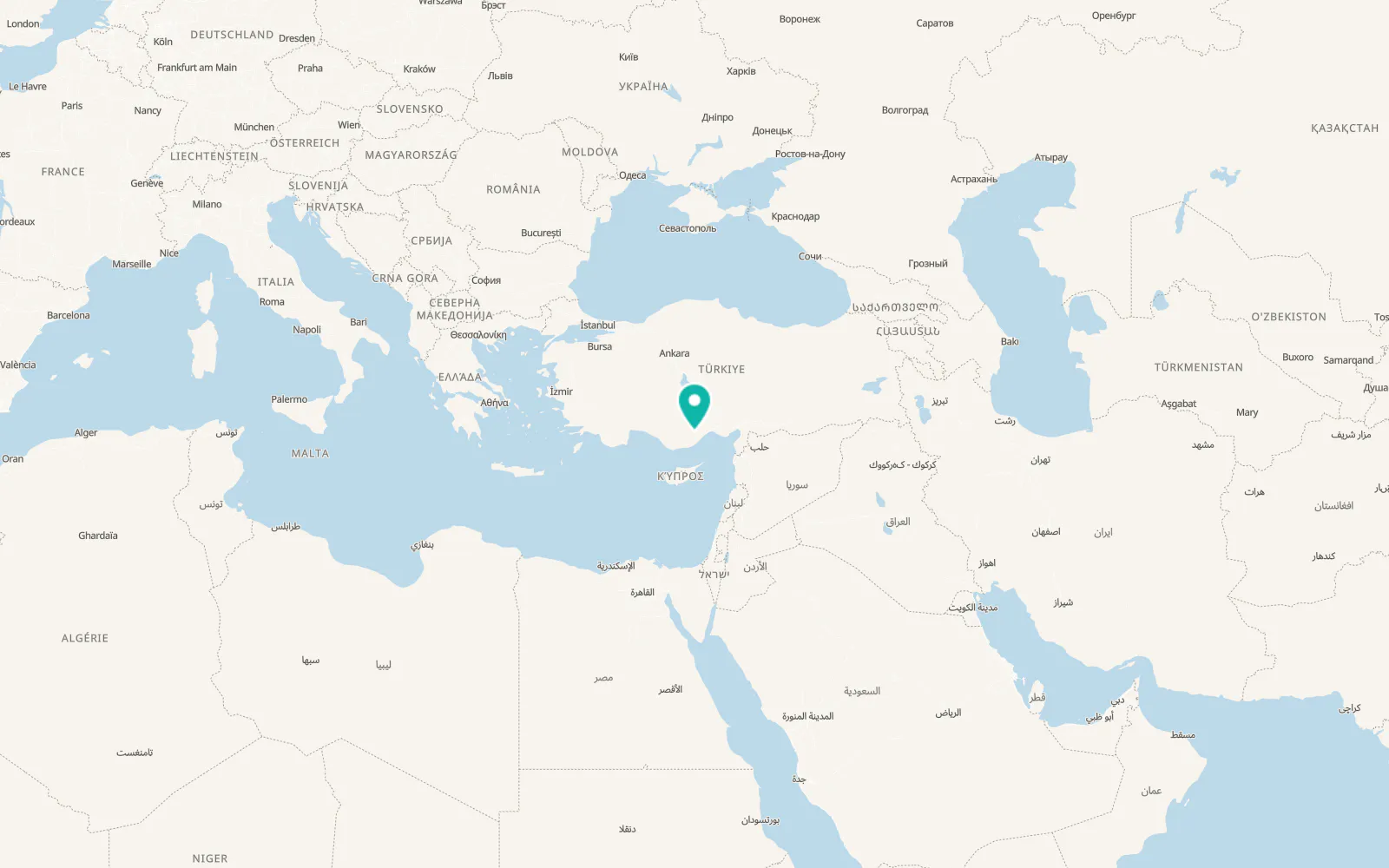 Map of Kırobası