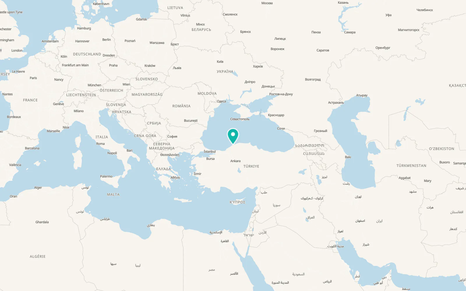 Map of Kocaköy