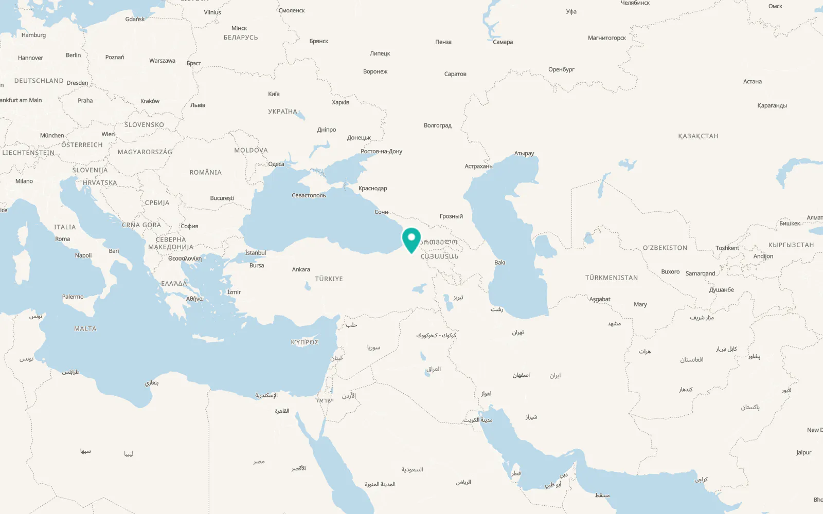 Map of Kömürlü