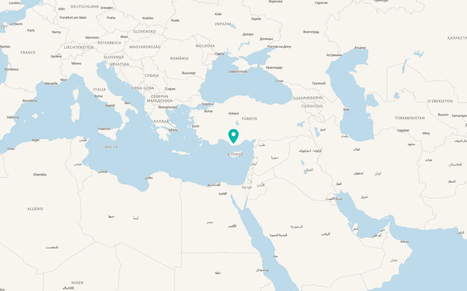 Map of Köprübaşı