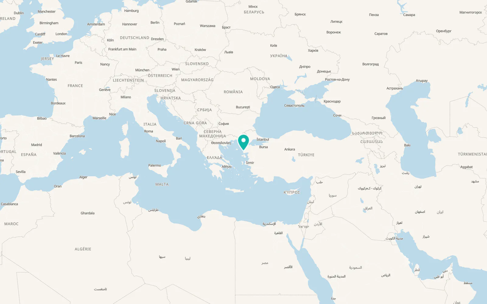 Map of Kösedere