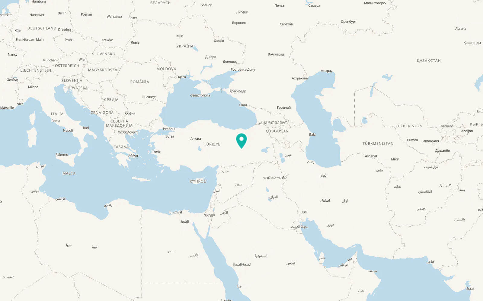 Map of Korucu
