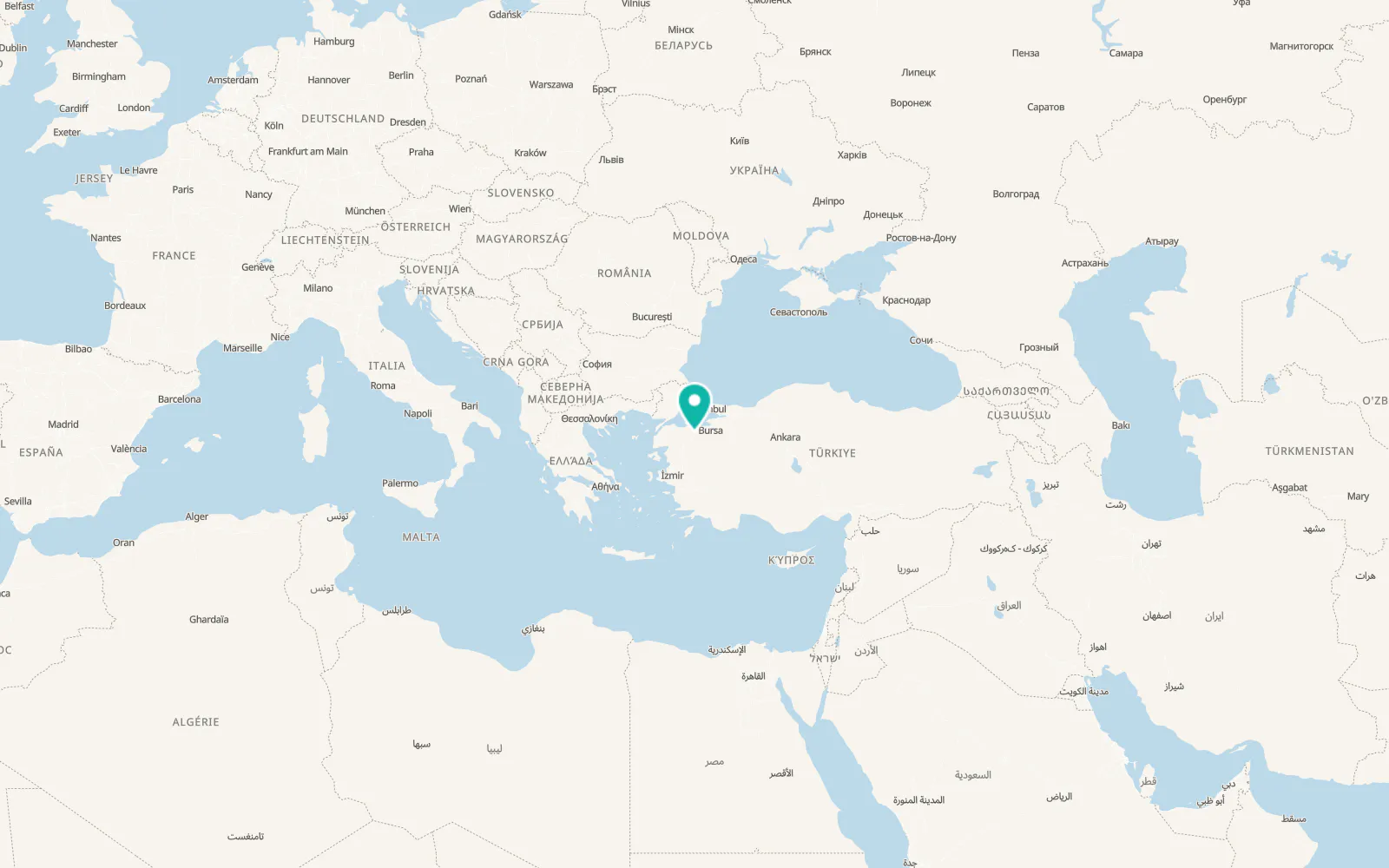 Map of Koşuboğazı