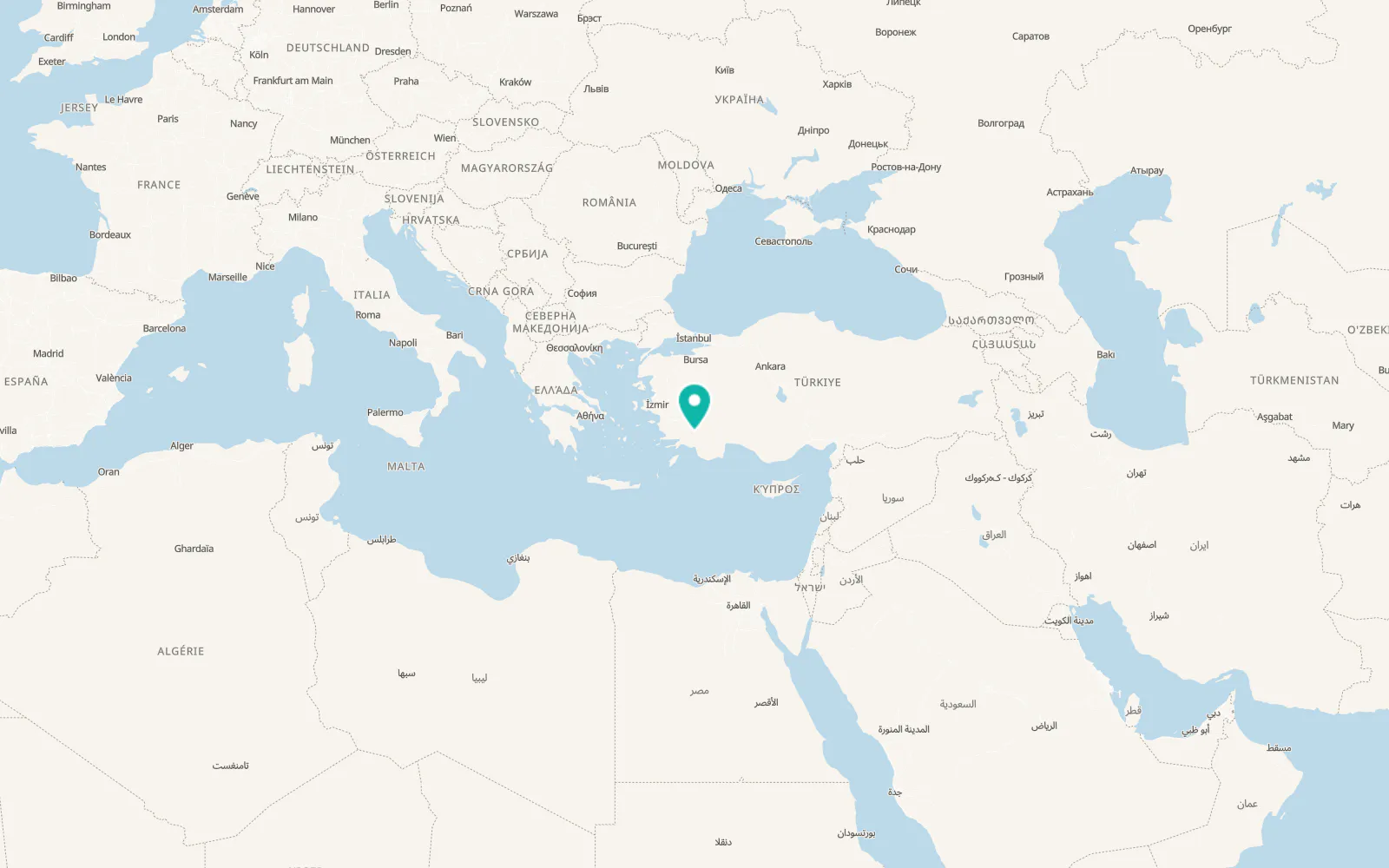 Map of Kozlar