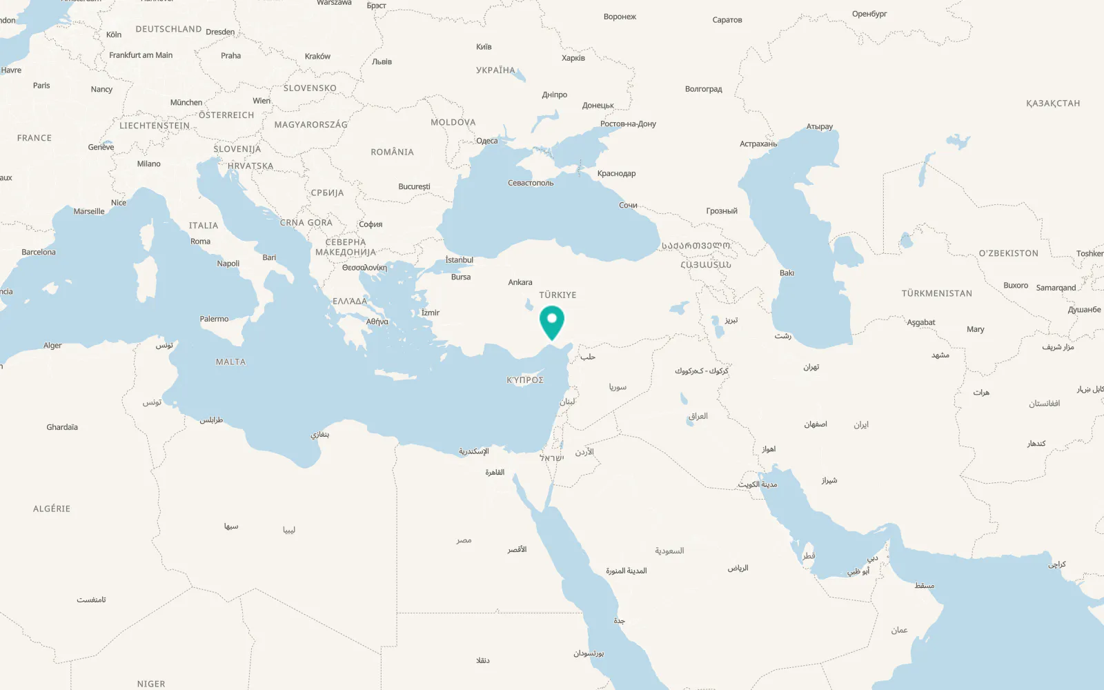 Map of Kulak