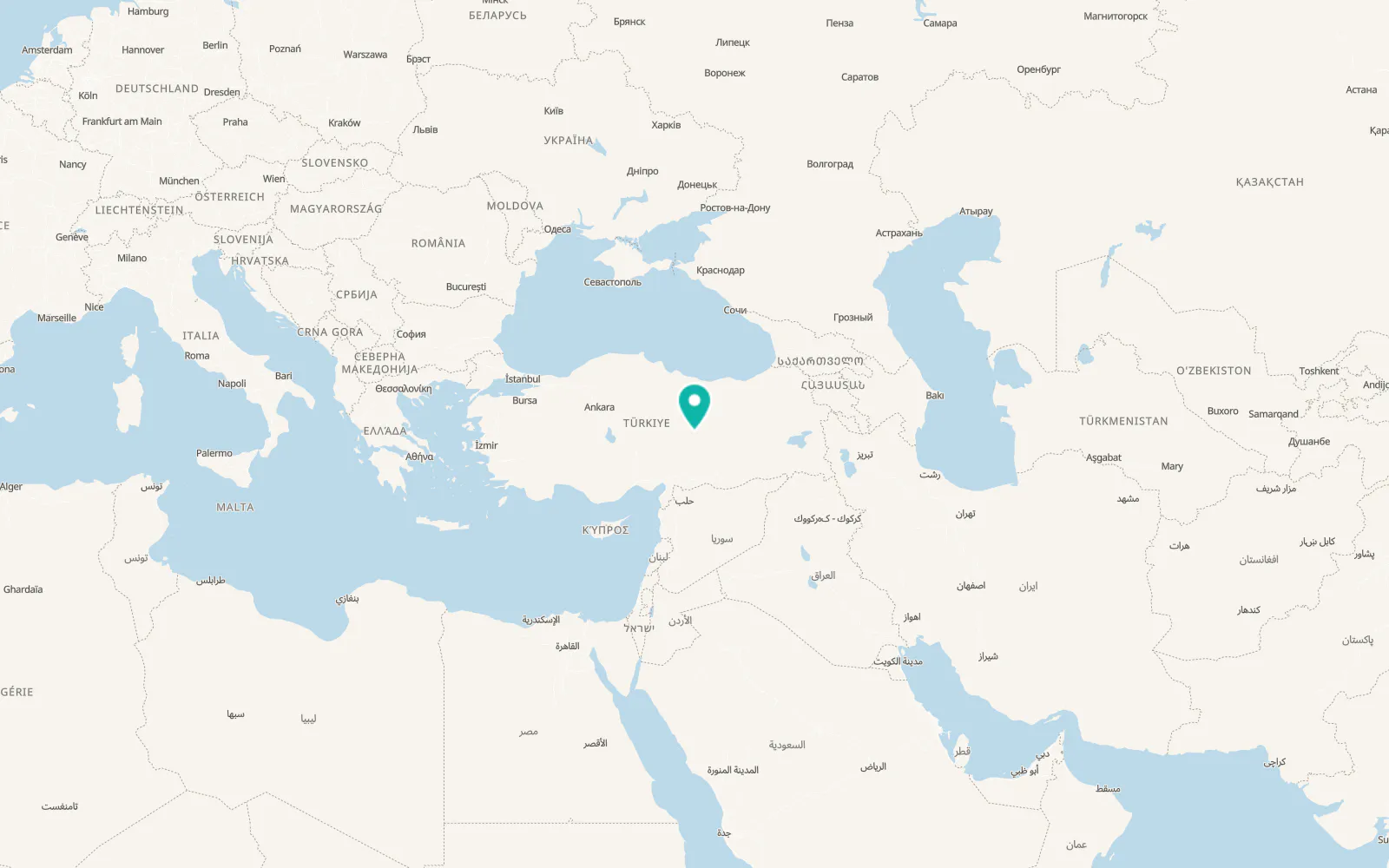Map of Kuluncak