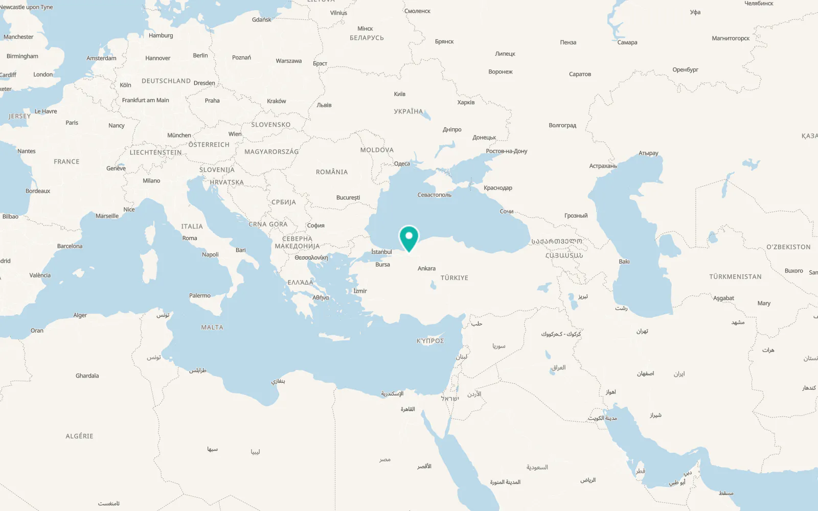 Map of Kumluca