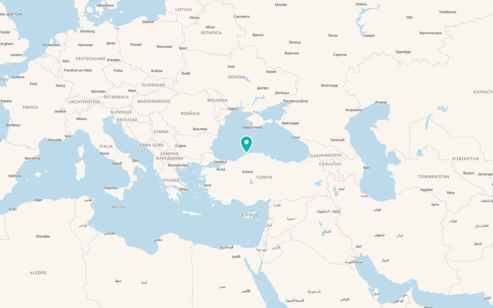 Map of Kurucaşile