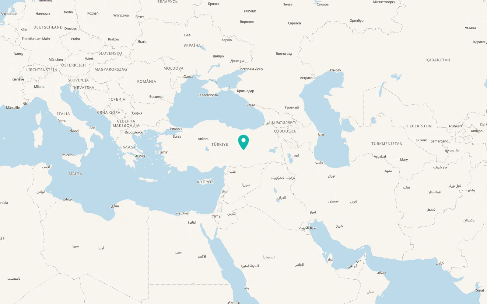 Map of Kuşsarayı