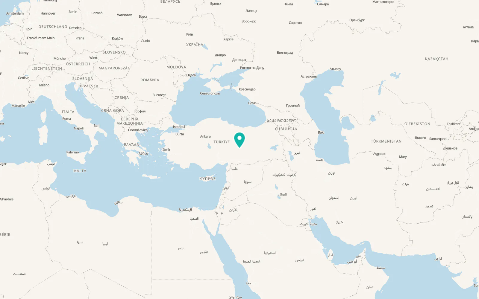 Map of Levent