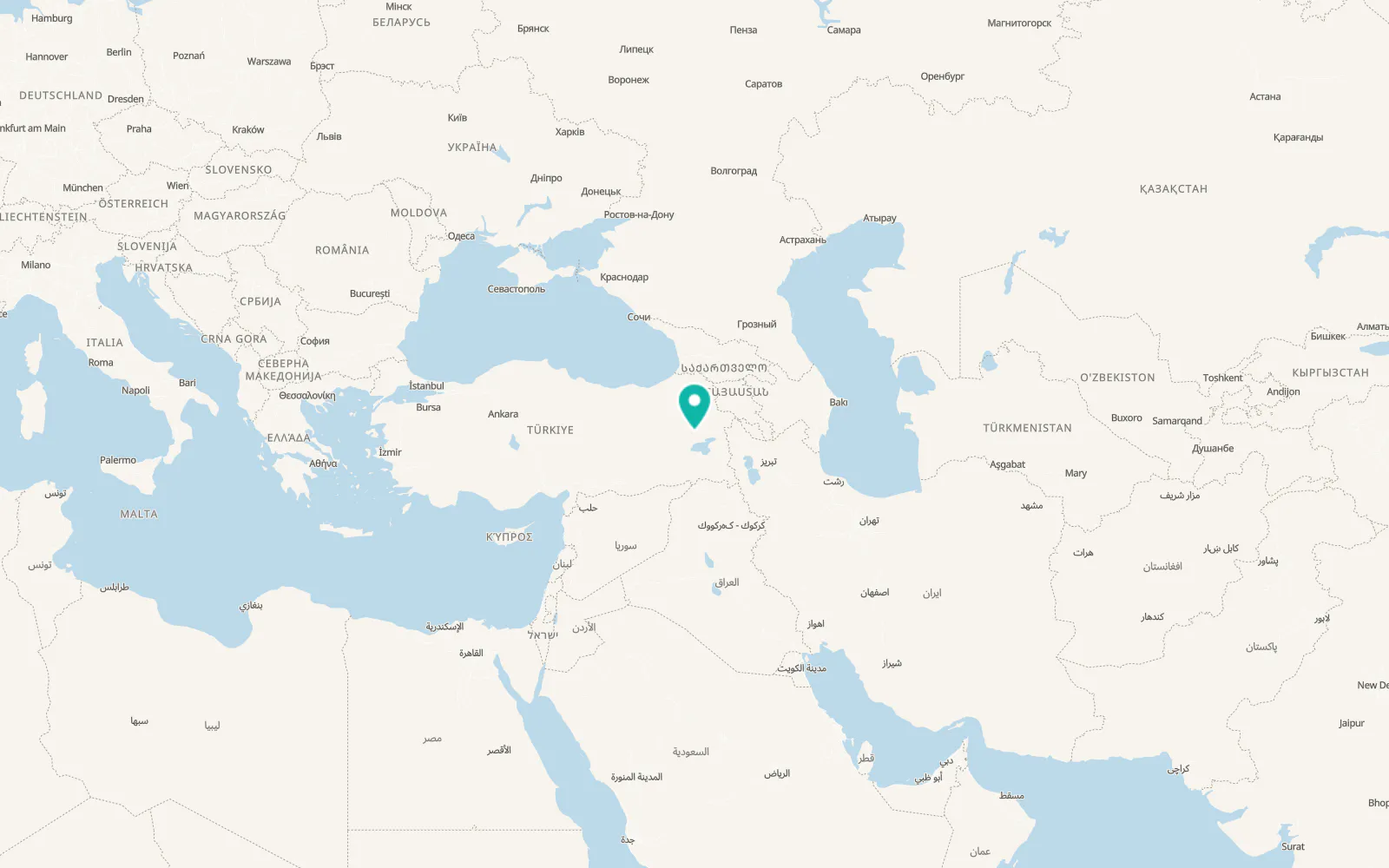 Map of Malazgirt
