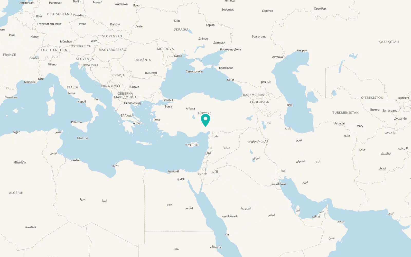 Map of Malıhıdırlı