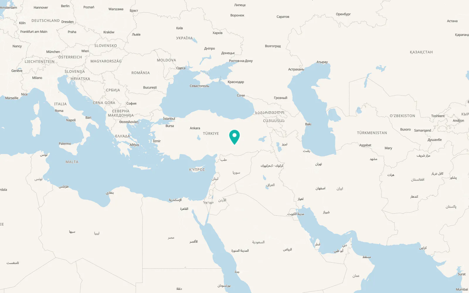 Map of Menzil