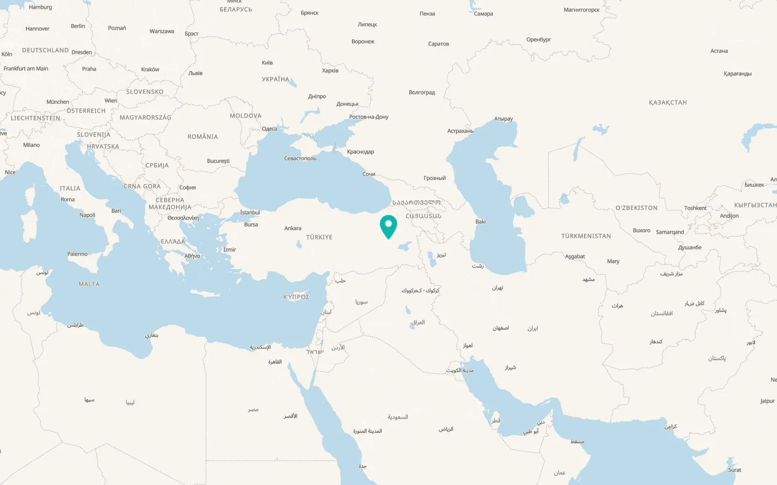 Map of Mercimekkale