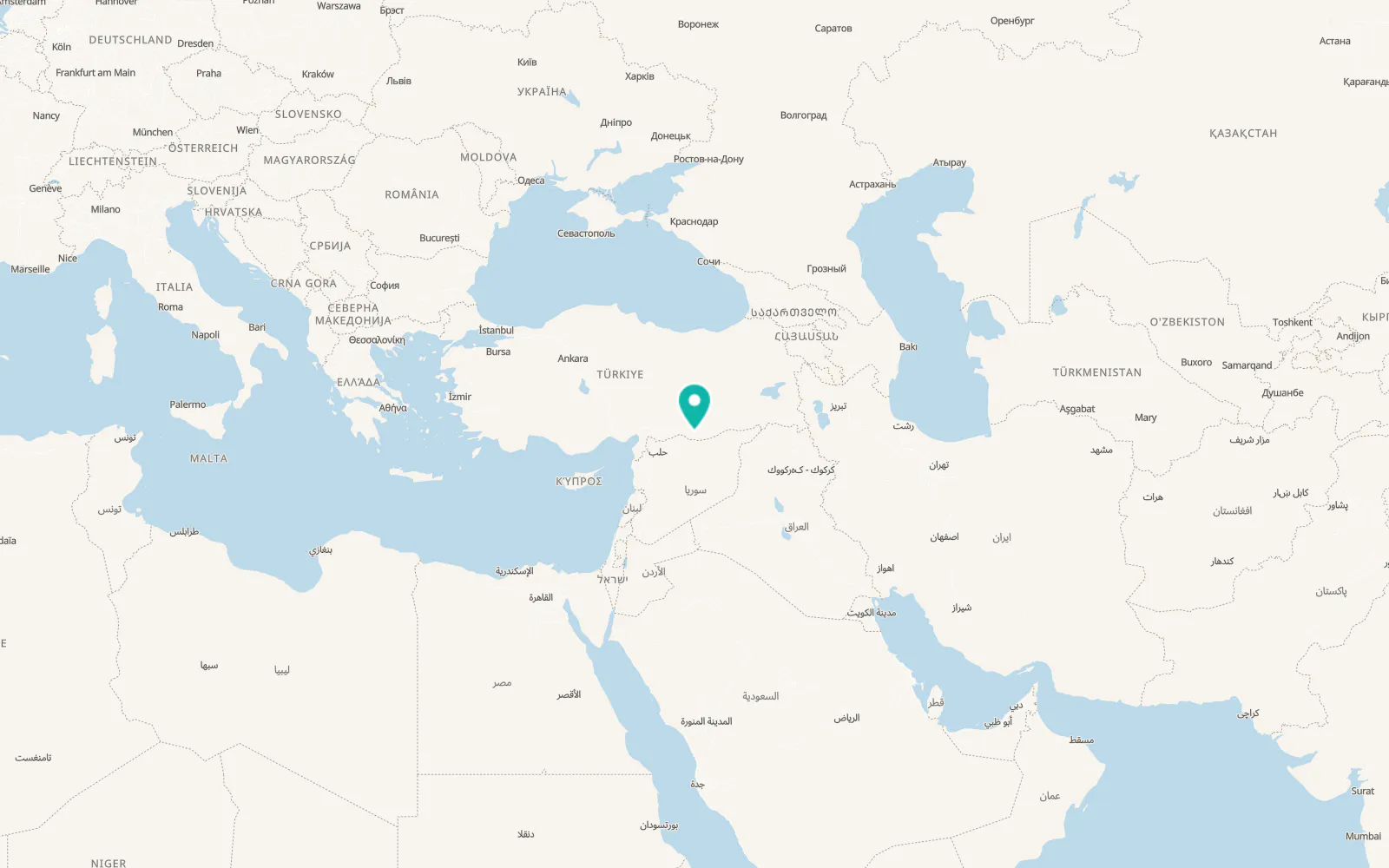 Map of Minare