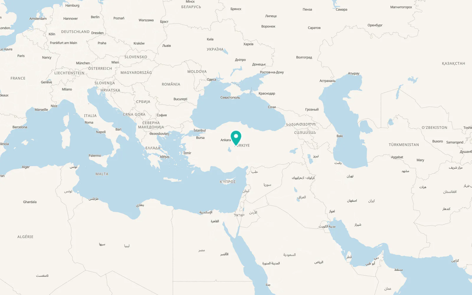 Map of Mucur