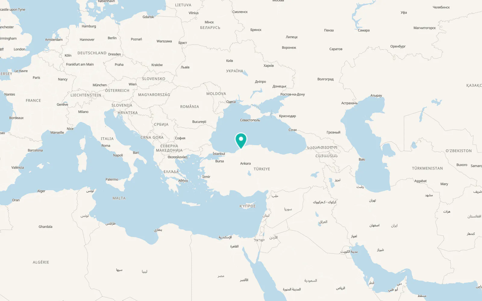 Map of Muharremşah