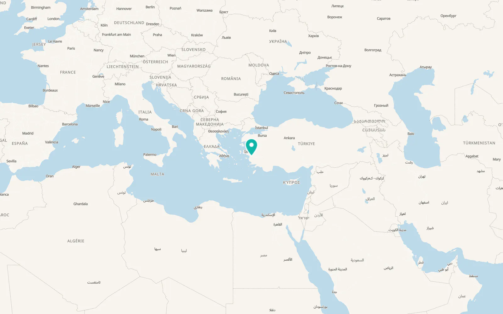 Map of Mursallı