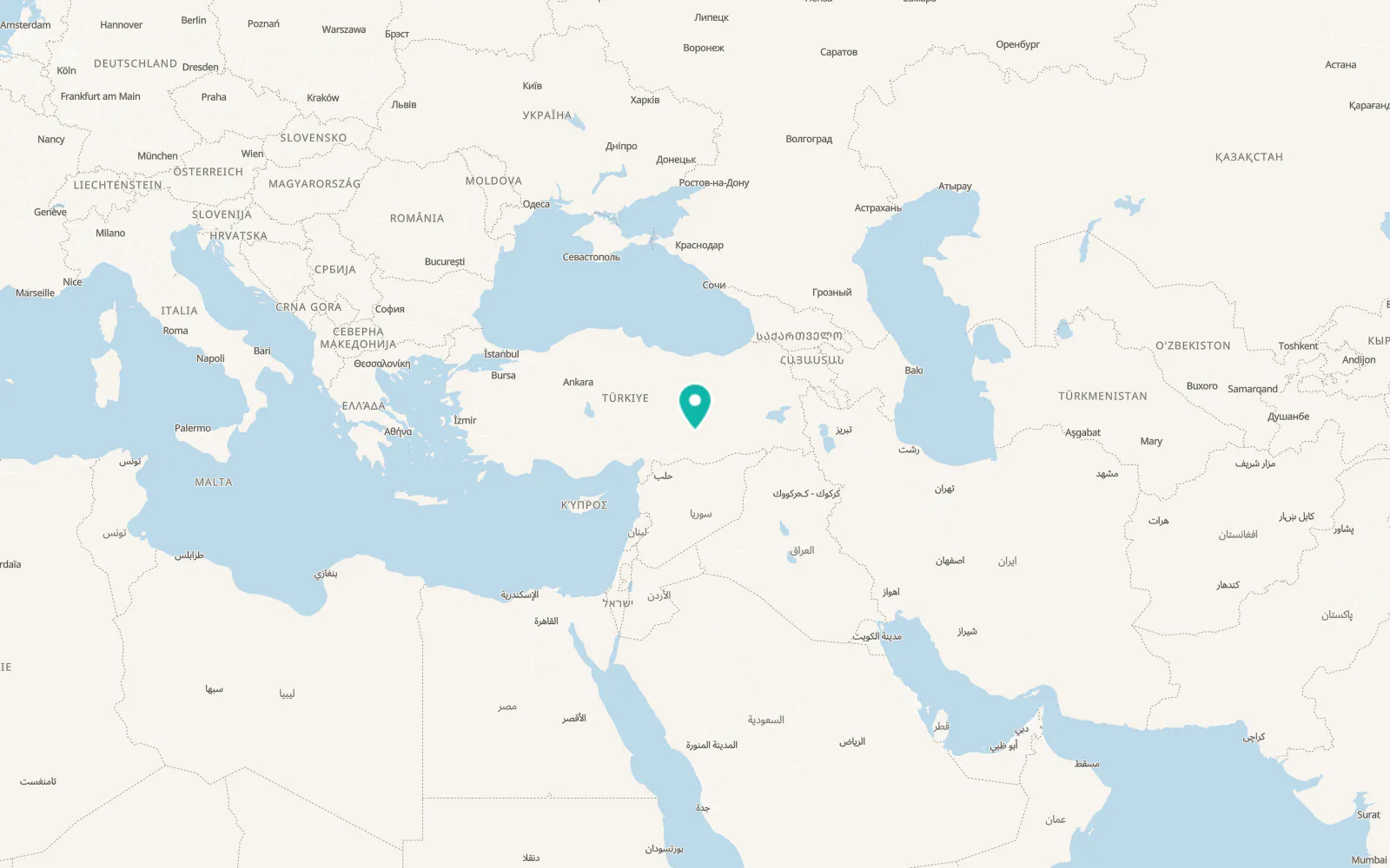 Map of Narince