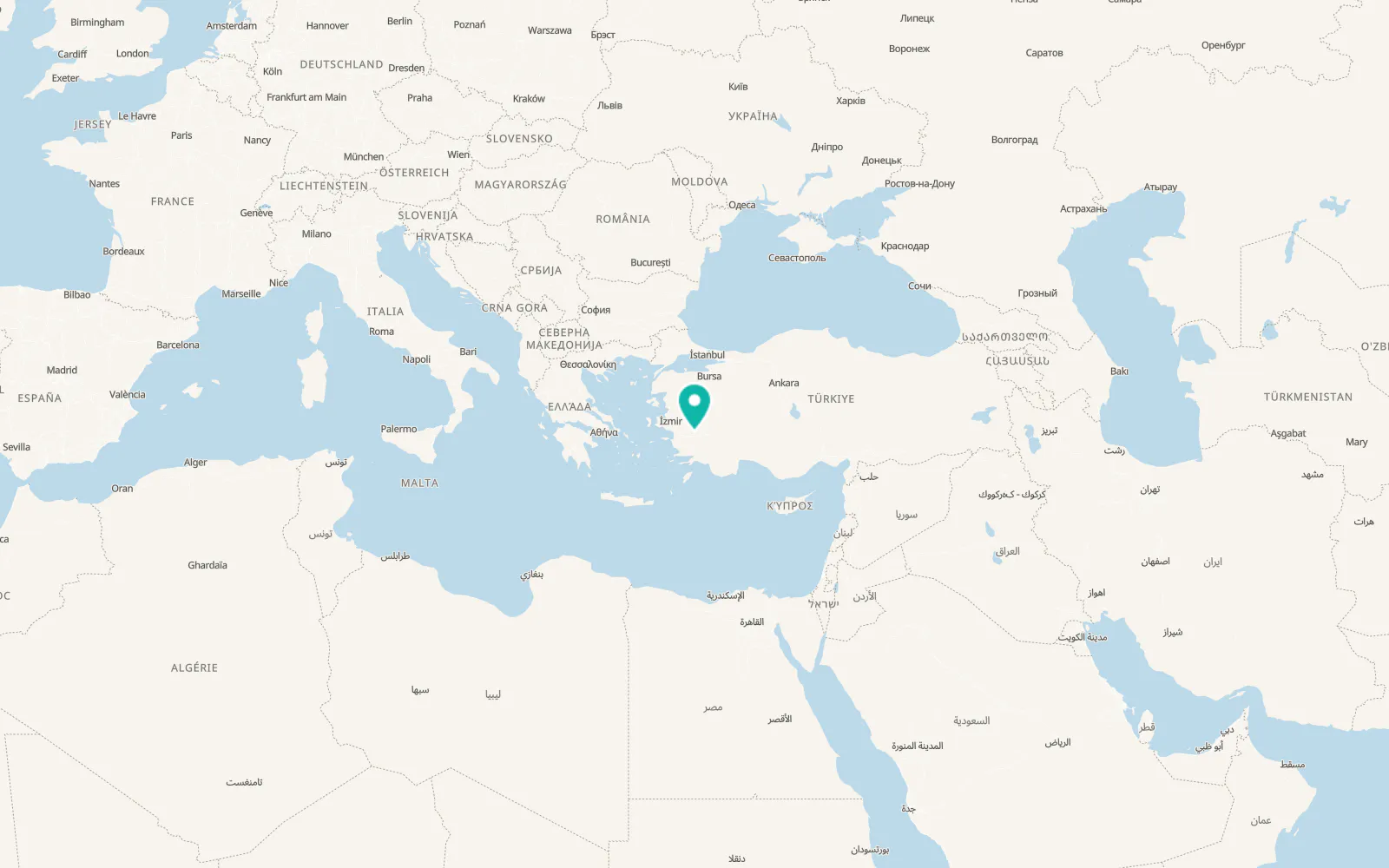 Map of Nazilli
