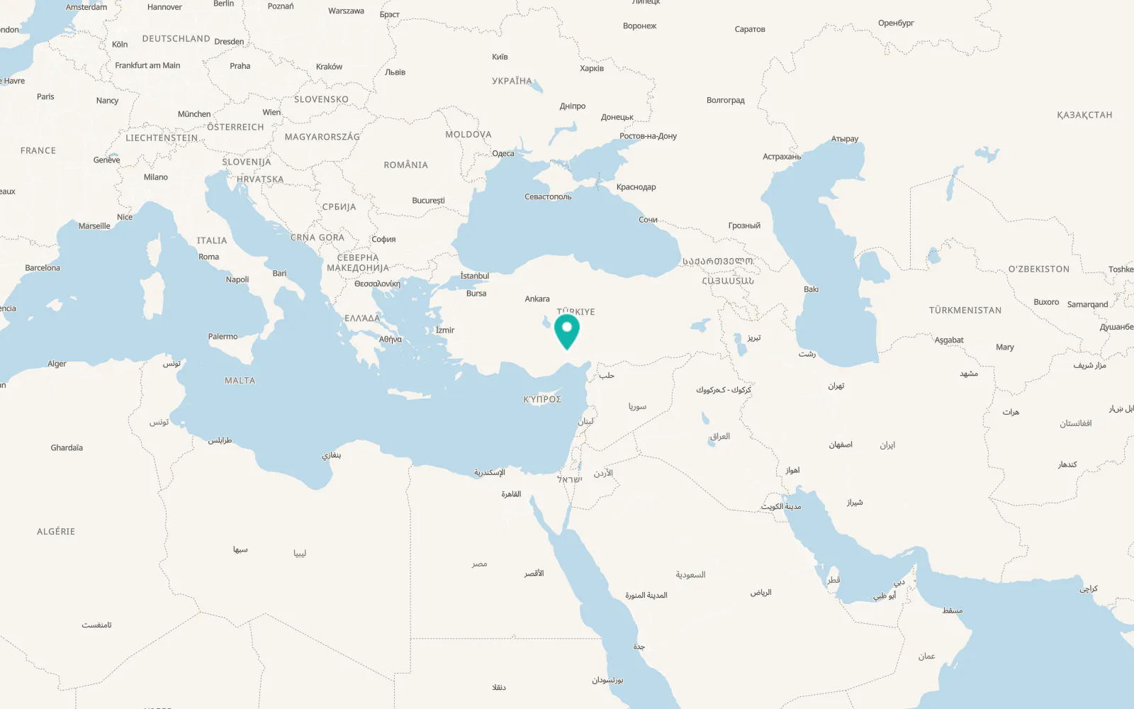 Map of Olukkoyağı