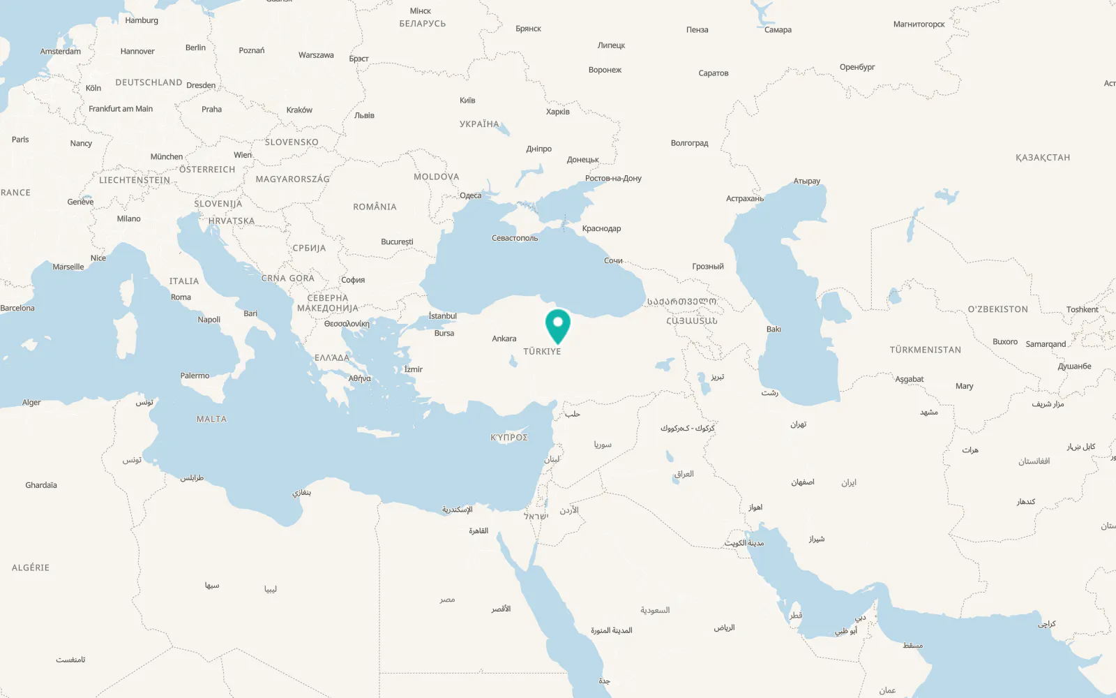 Map of Ortaköy
