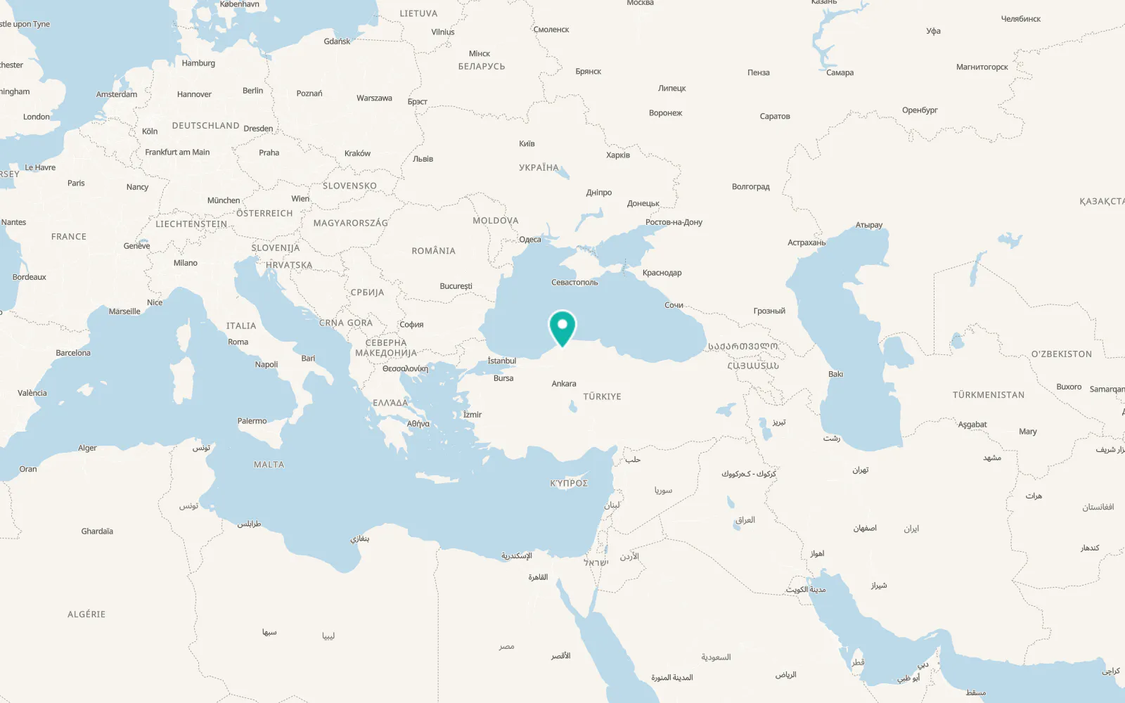 Map of Ovacuma