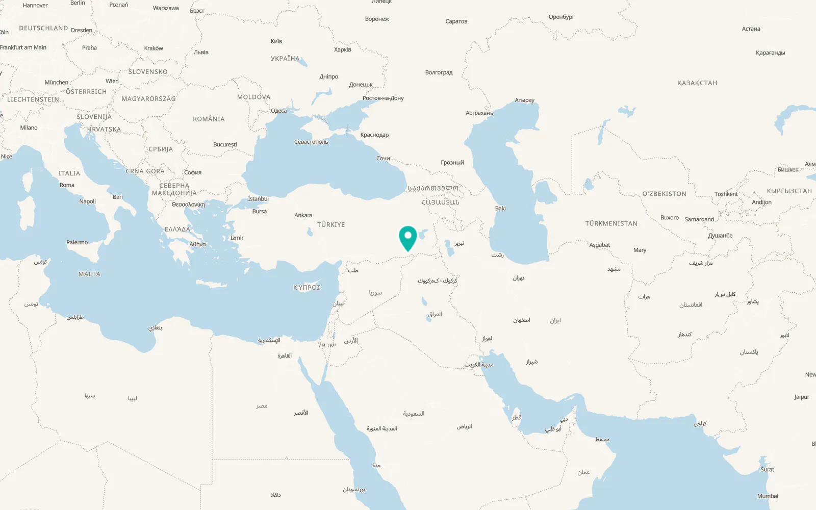 Map of Oymakı