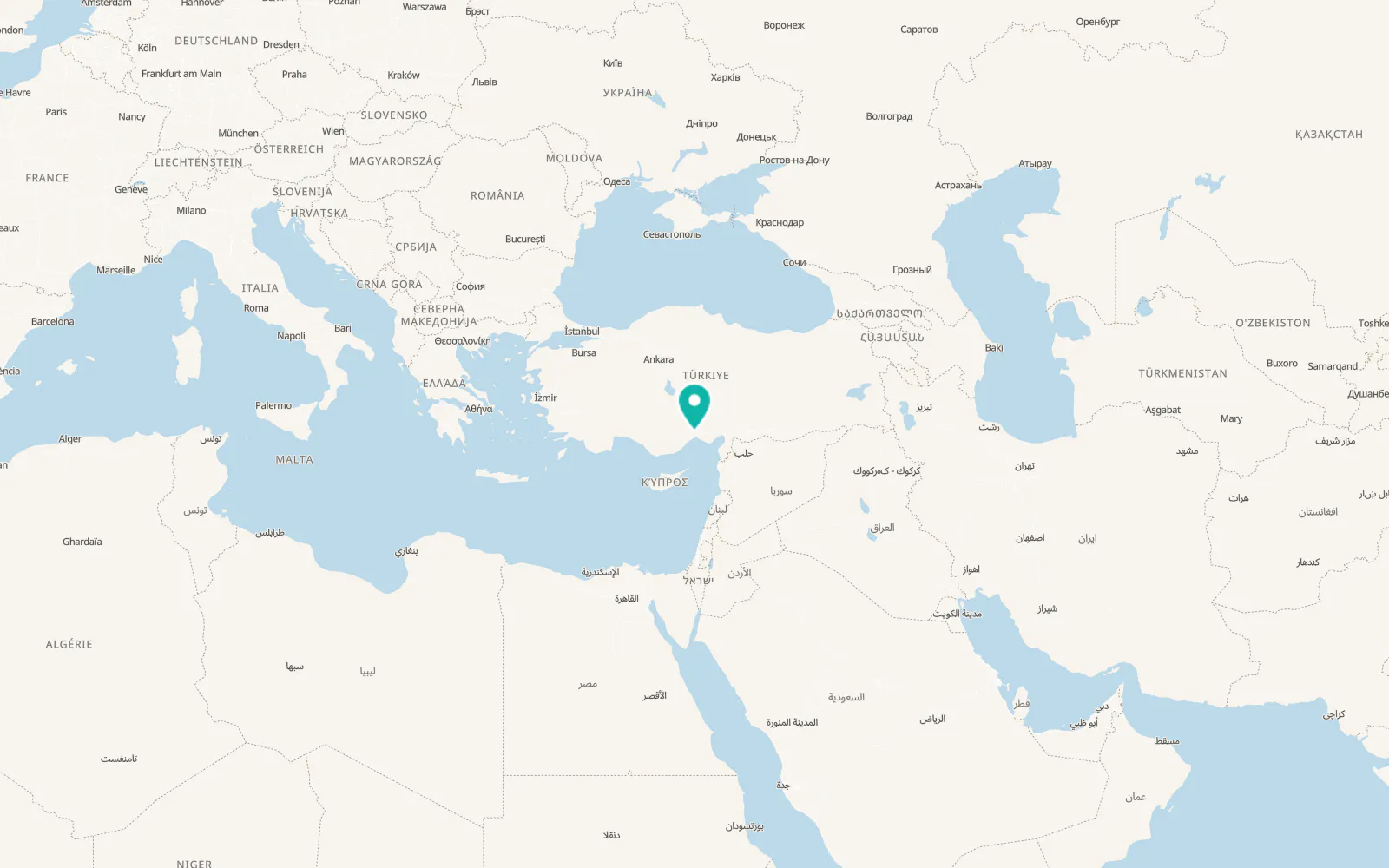 Map of Parmakkurdu