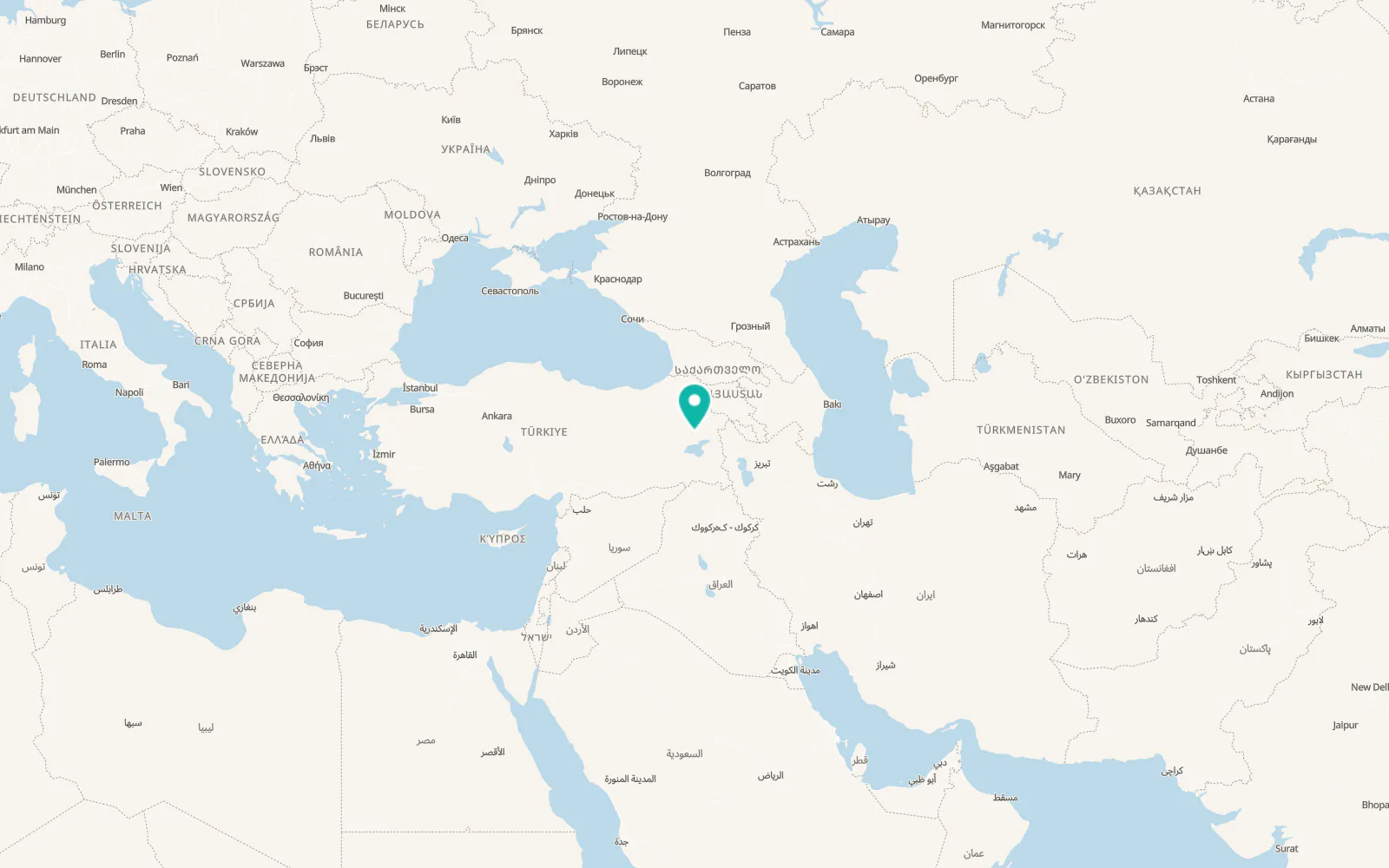 Map of Patnos