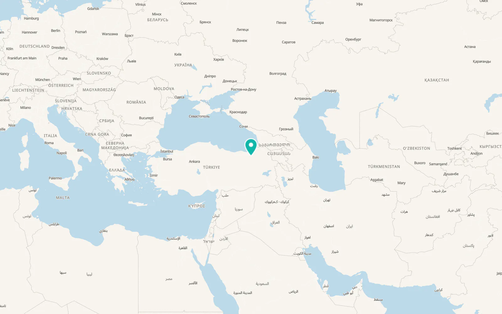 Map of Pazaryolu