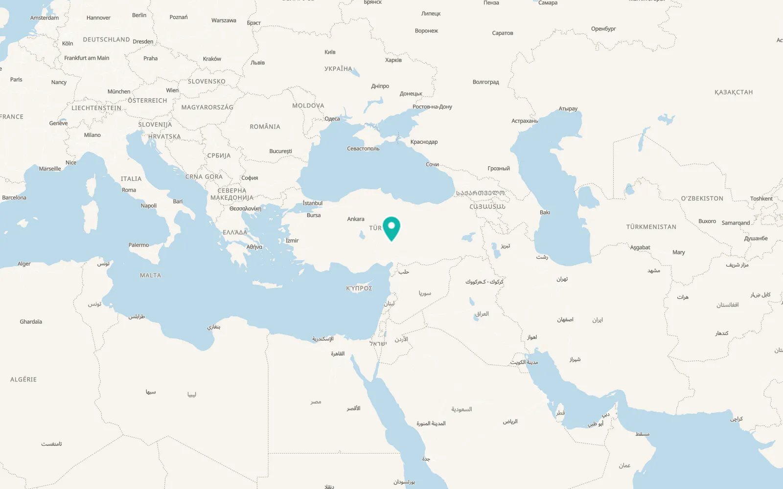Map of Pekmezli