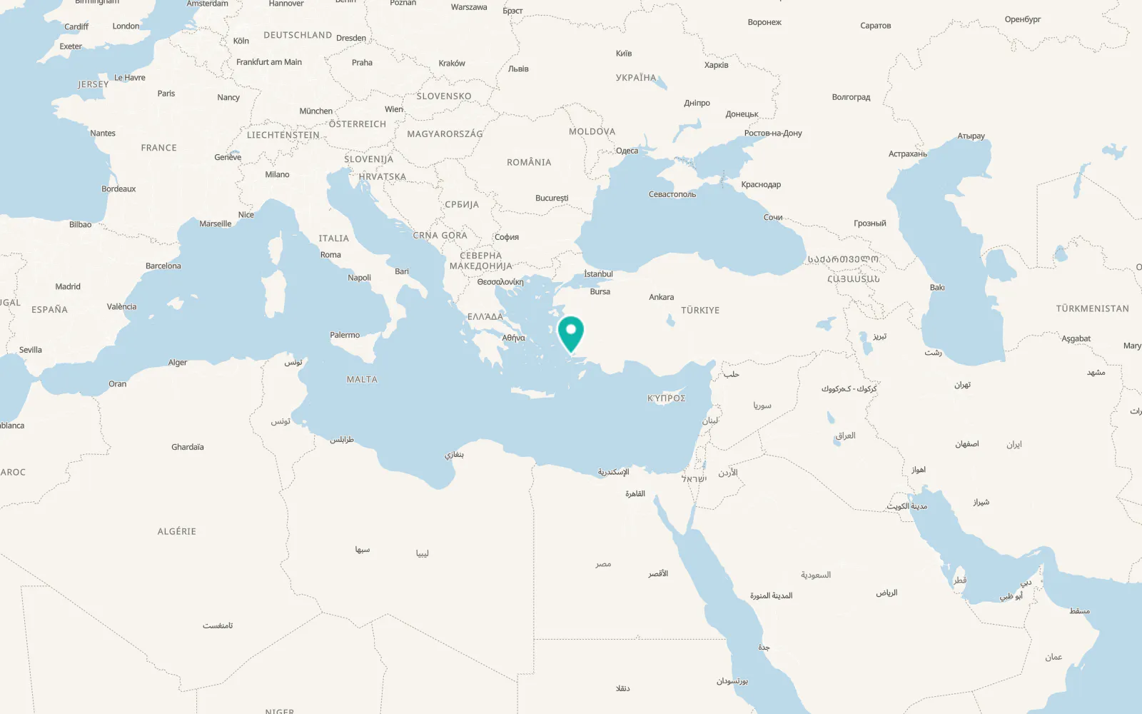 Map of Peksimet