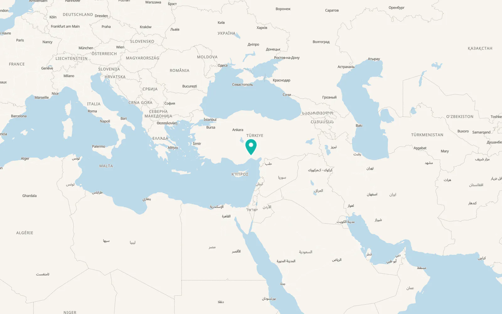 Map of Puğkaracadağ